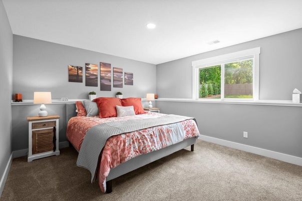 Bedroom, Interior, Recessed Lighting