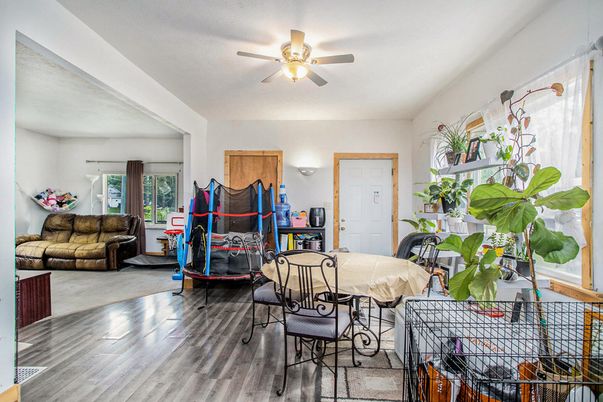 Dining room, Interior, Wood Texture Flooring