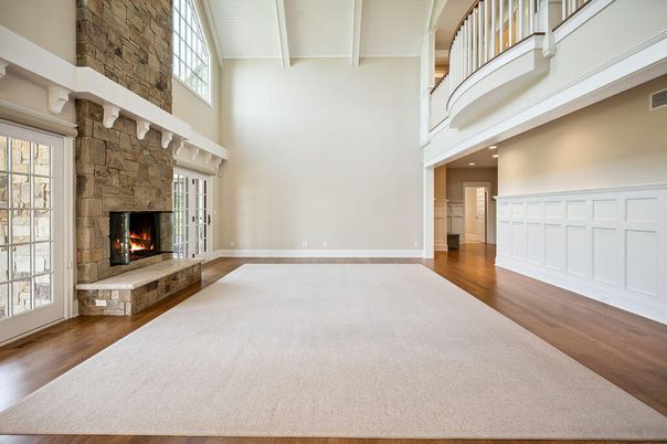 Empty room, Fireplace, Interior, Wood Texture Flooring
