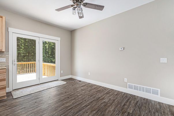 Empty room, Interior, Wood Texture Flooring