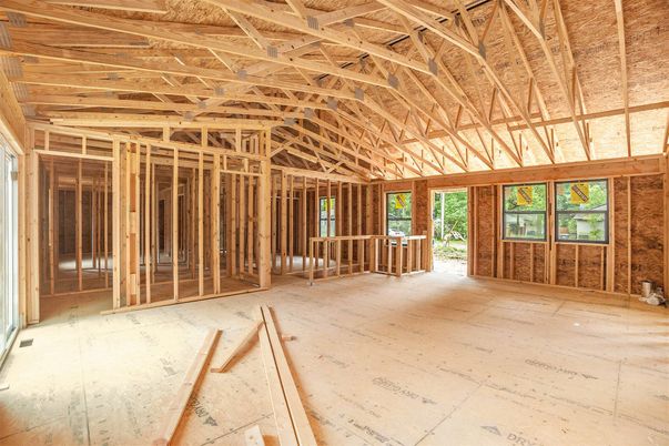 Empty room, Interior, Wooden Beams, Wooden Ceilings, Wooden Walls