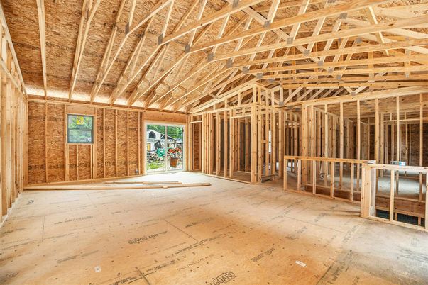 Empty room, Interior, Wooden Beams, Wooden Ceilings, Wooden Walls