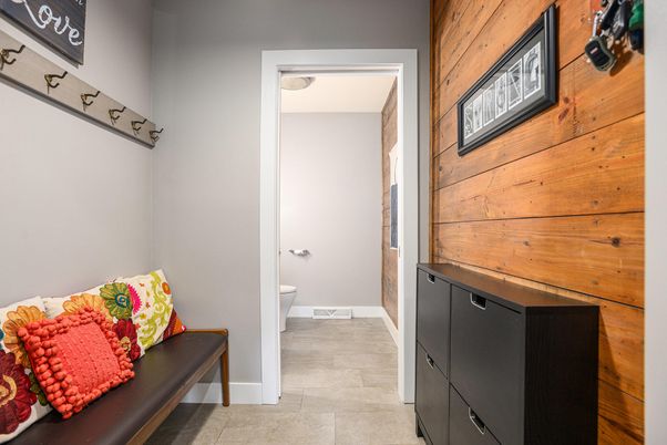Bathroom, Interior, Wooden Walls