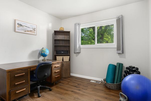 Home Office, Interior, Wood Texture Flooring