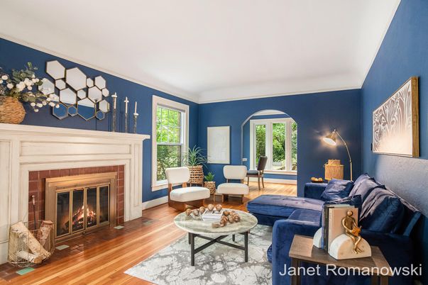 Fireplace, Interior, Living room, Wood Texture Flooring