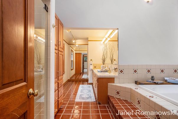 Bathroom, Dual Sink Vanities, Interior, Tile Countertops