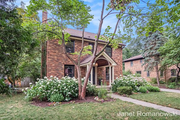 Exterior, Facade, Brick Facade, Tudor Revival