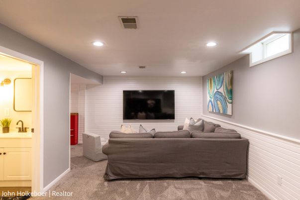 Interior, Living room, Recessed Lighting