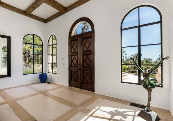 Interior, Wooden Beams, Wood Texture Flooring