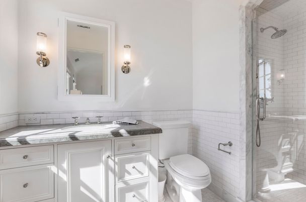 Bathroom, Glass Shower, Interior