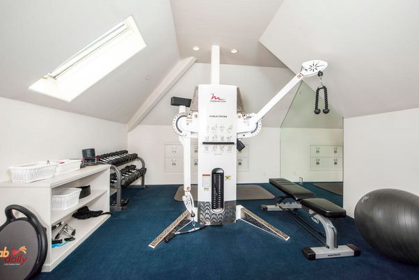 Fitness Equipment, Interior, Recessed Lighting
