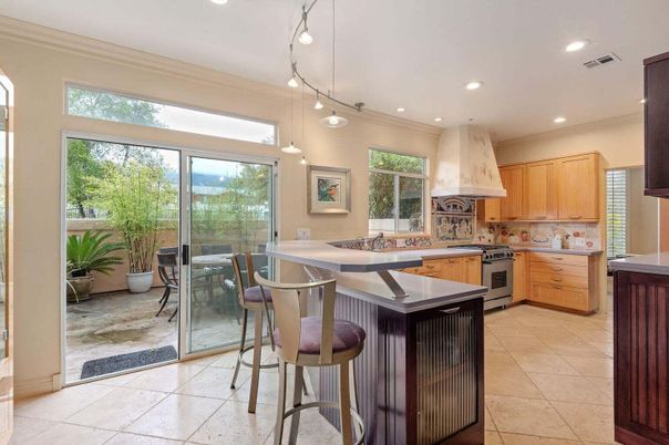 Dining room, Interior, Kitchen, Pendant Lights, Recessed Lighting