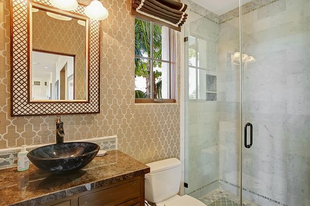 Bathroom, Glass Shower, Interior