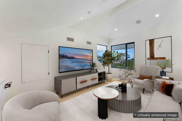 Interior, Living room, Recessed Lighting