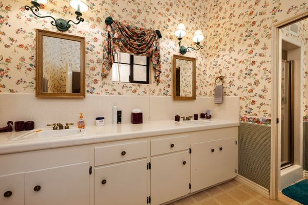 Bathroom, Dual Sink Vanities, Interior, Tile Countertops
