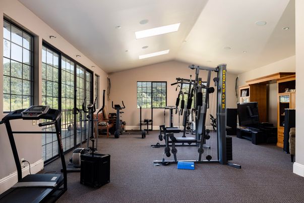 Fitness Equipment, Interior, Recessed Lighting