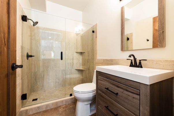 Bathroom, Glass Shower, Interior