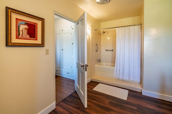 Bathroom, Interior, Wood Texture Flooring