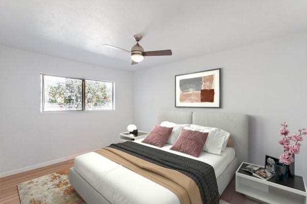 Bedroom, Interior, Wood Texture Flooring