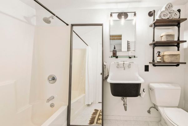 Bathroom, Glass Shower, Interior