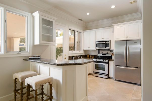Interior, Kitchen, Recessed Lighting, Stainless Steel Appliances