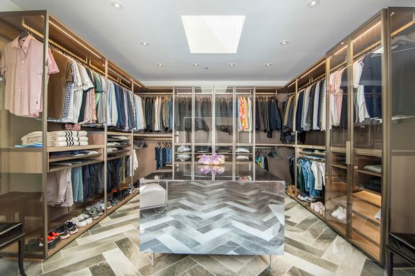 Interior, Recessed Lighting, Walk-in Closets, Wood Texture Flooring