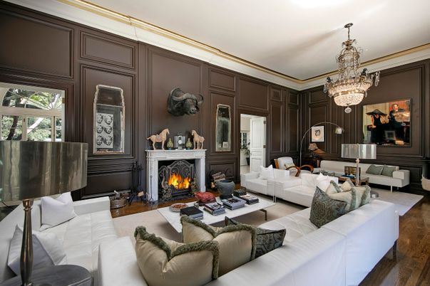 Chandelier, Fireplace, Interior, Living room, Wood Texture Flooring