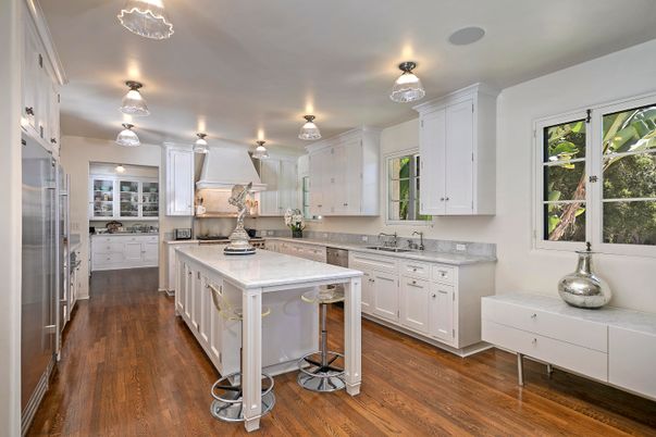 Interior, Kitchen, Wood Texture Flooring