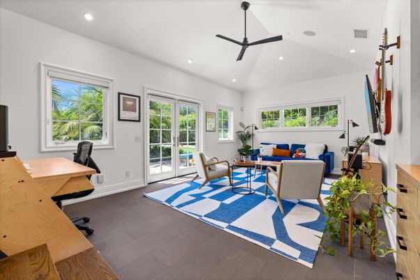 Home Office, Interior, Living room, Recessed Lighting