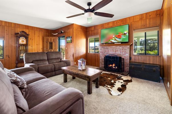 Fireplace, Interior, Living room, Wooden Walls