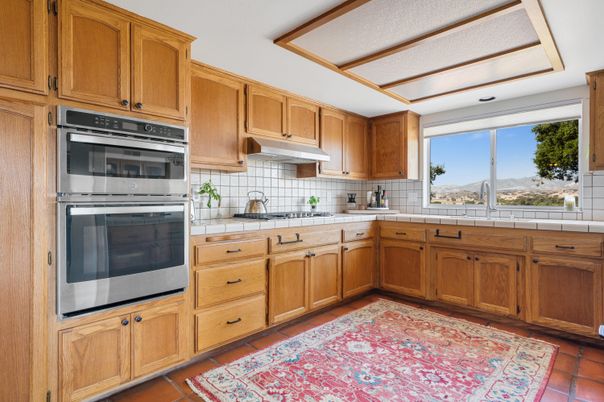 Interior, Kitchen, Tile Countertops