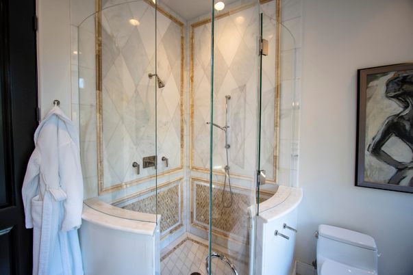 Bathroom, Glass Shower, Interior
