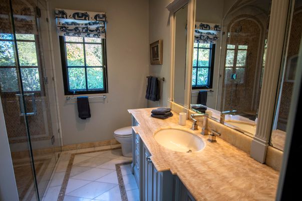 Bathroom, Glass Shower, Interior