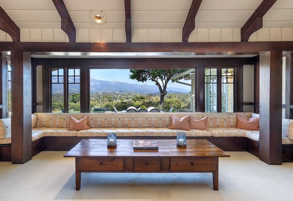 Interior, Living room, Wooden Beams