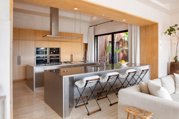 Interior, Kitchen, Recessed Lighting, Stainless Steel Appliances