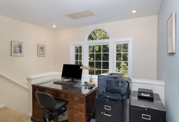Home Office, Interior, Recessed Lighting