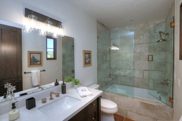 Bathroom, Glass Shower, Interior