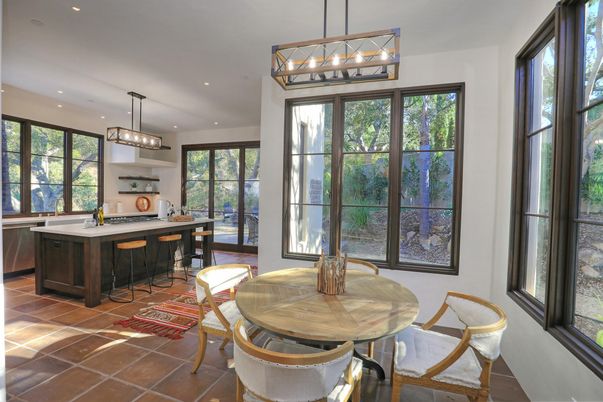 Dining room, Interior, Kitchen, Pendant Lights, Recessed Lighting