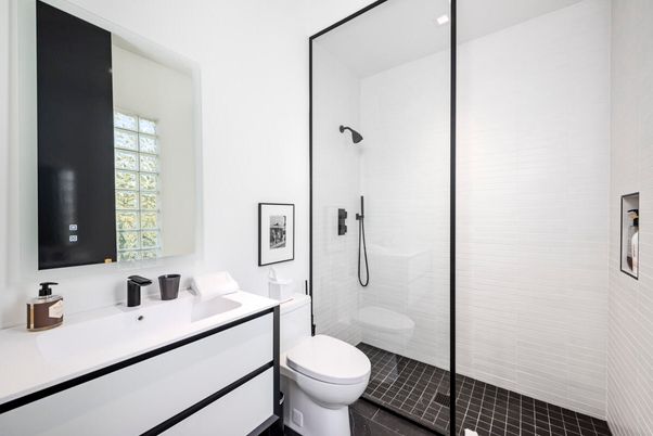 Bathroom, Glass Shower, Interior