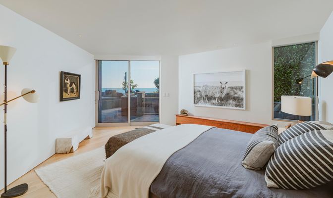 Bedroom, Interior, Water, Wood Texture Flooring