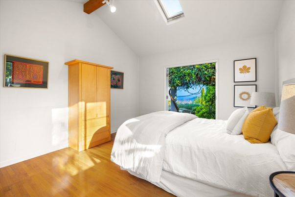 Bedroom, Interior, Wooden Beams, Wood Texture Flooring
