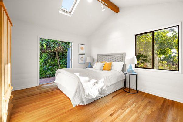 Bedroom, Interior, Wooden Beams, Wood Texture Flooring