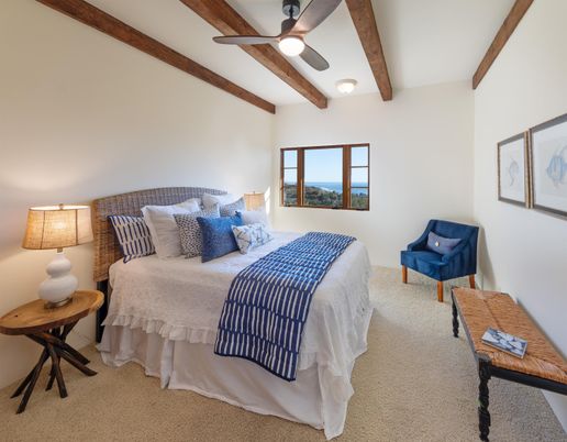 Bedroom, Interior, Wooden Beams