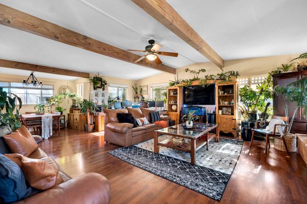 Interior, Living room, Wooden Beams, Wood Texture Flooring