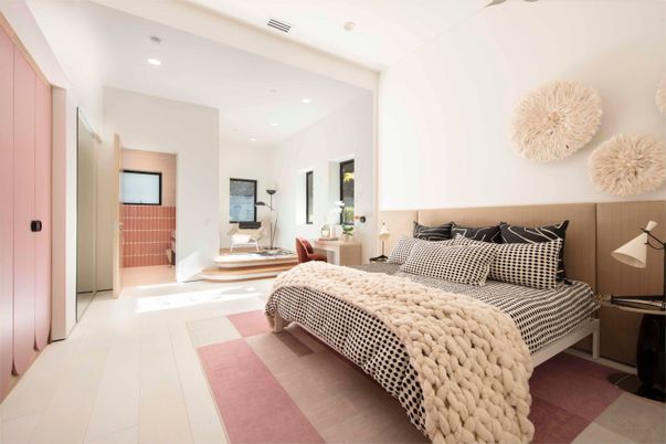 Bedroom, Interior, Recessed Lighting