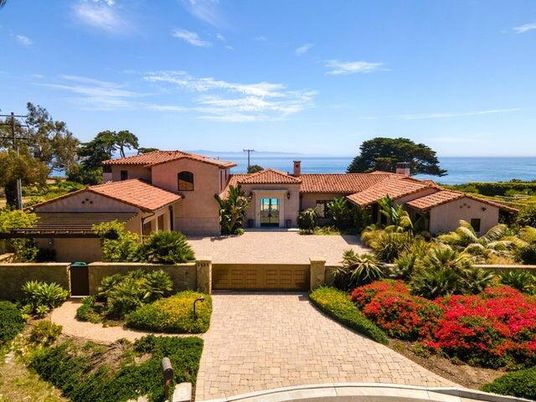 Attached, Exterior, Facade, Water, Mediterranean