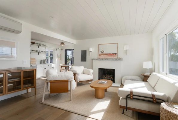 Dining room, Fireplace, Interior, Living room, Wood Texture Flooring