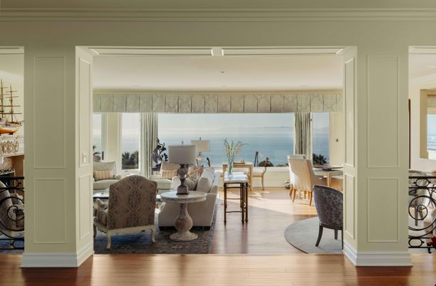 Interior, Living room, Recessed Lighting, Water, Wood Texture Flooring