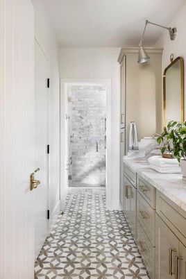 Bathroom, Glass Shower, Interior