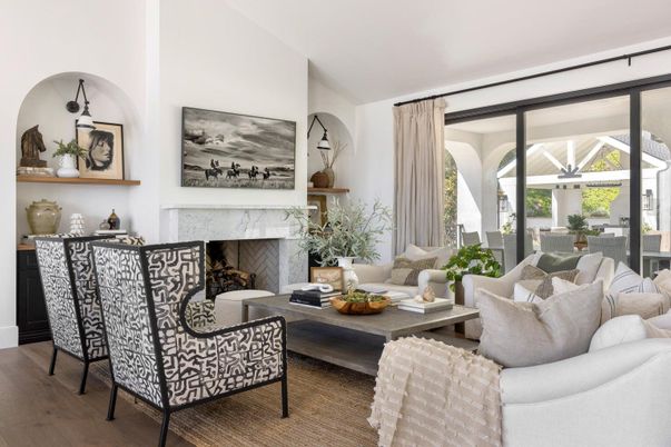 Fireplace, Interior, Living room, Wood Texture Flooring